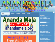 Tablet Screenshot of anandamela.org